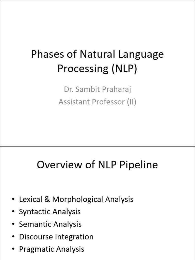 LECT2 NLP Phases Pipeline | PDF