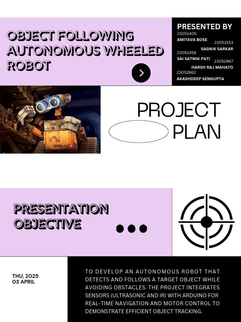 Autonomous Wheeled Robot Project | PDF | Ultrasound | Robot