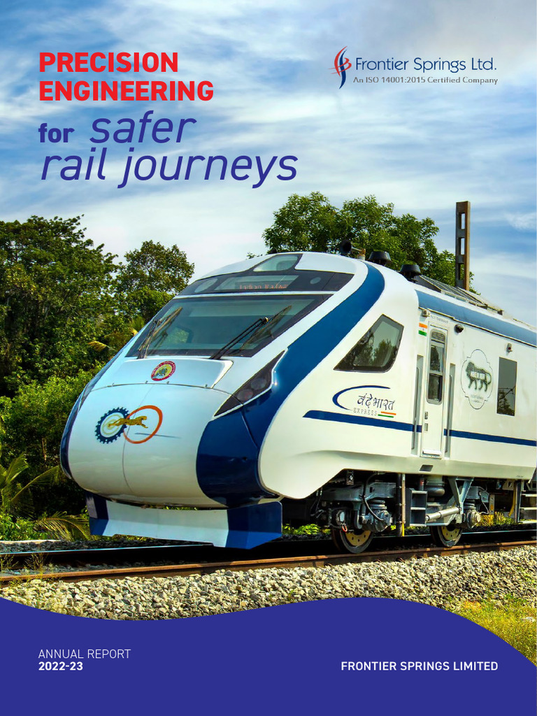 Frontier Springs Annual Report 2022 23 | PDF | Rail Transport | Inflation