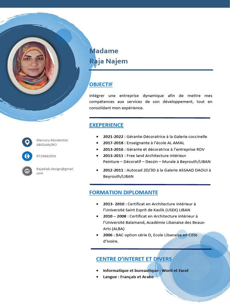 CV Raja Hachemm | PDF