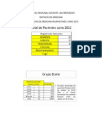 Estadisticas Medicina Junio