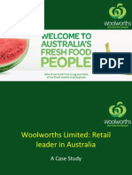 Woolworths Limited - Retail Leader in Australia