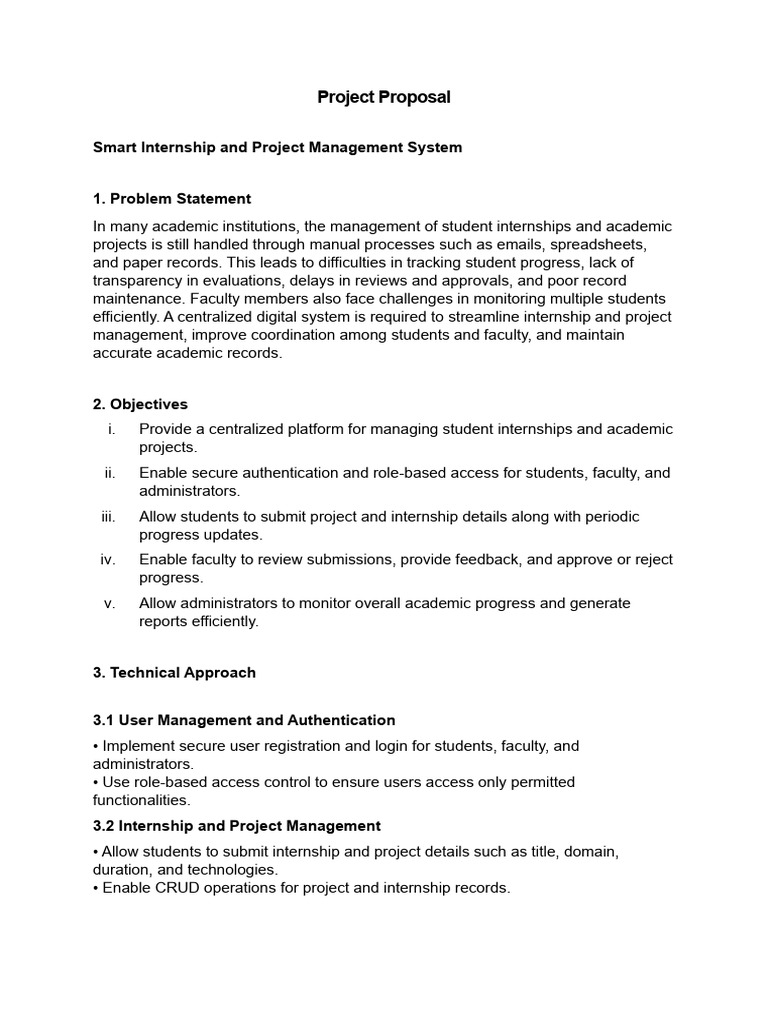 Project Proposal | PDF | Databases | Web Application