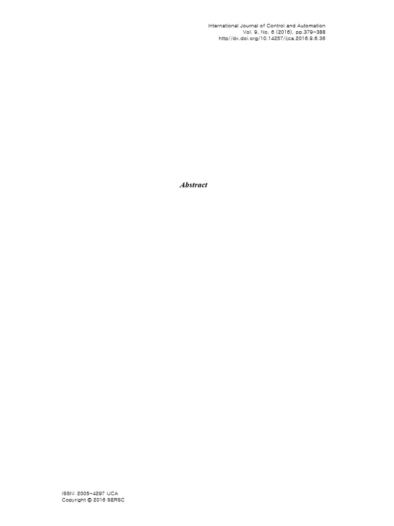 Design and Implementation of Intelligent | PDF | Efficient Energy Use ...