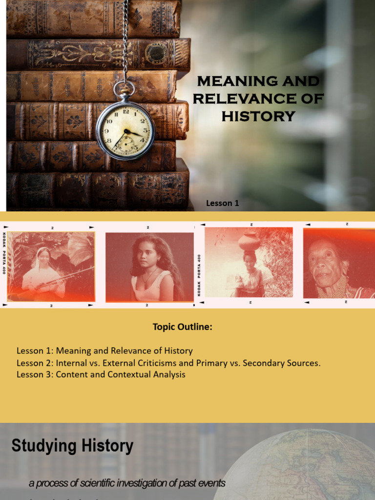 Introduction To History | PDF | Historian