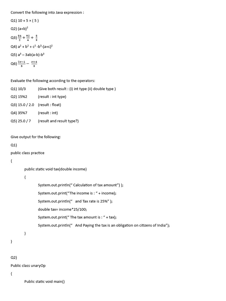 Practice Q-01 | PDF | Software Engineering | Computer Programming