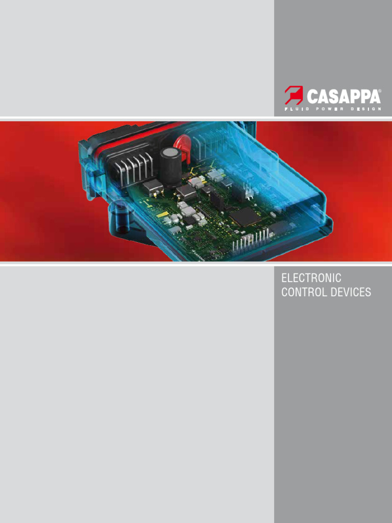 Casappa Electronic Control Devices | PDF | Mechanical Engineering ...