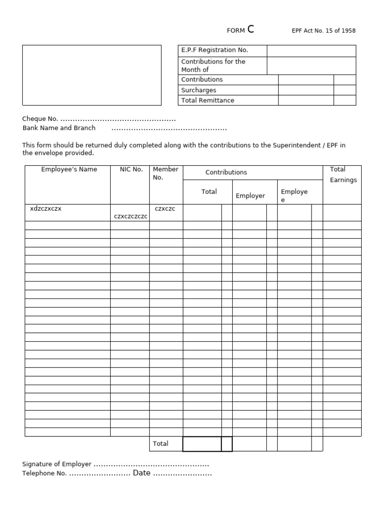 Form C | PDF