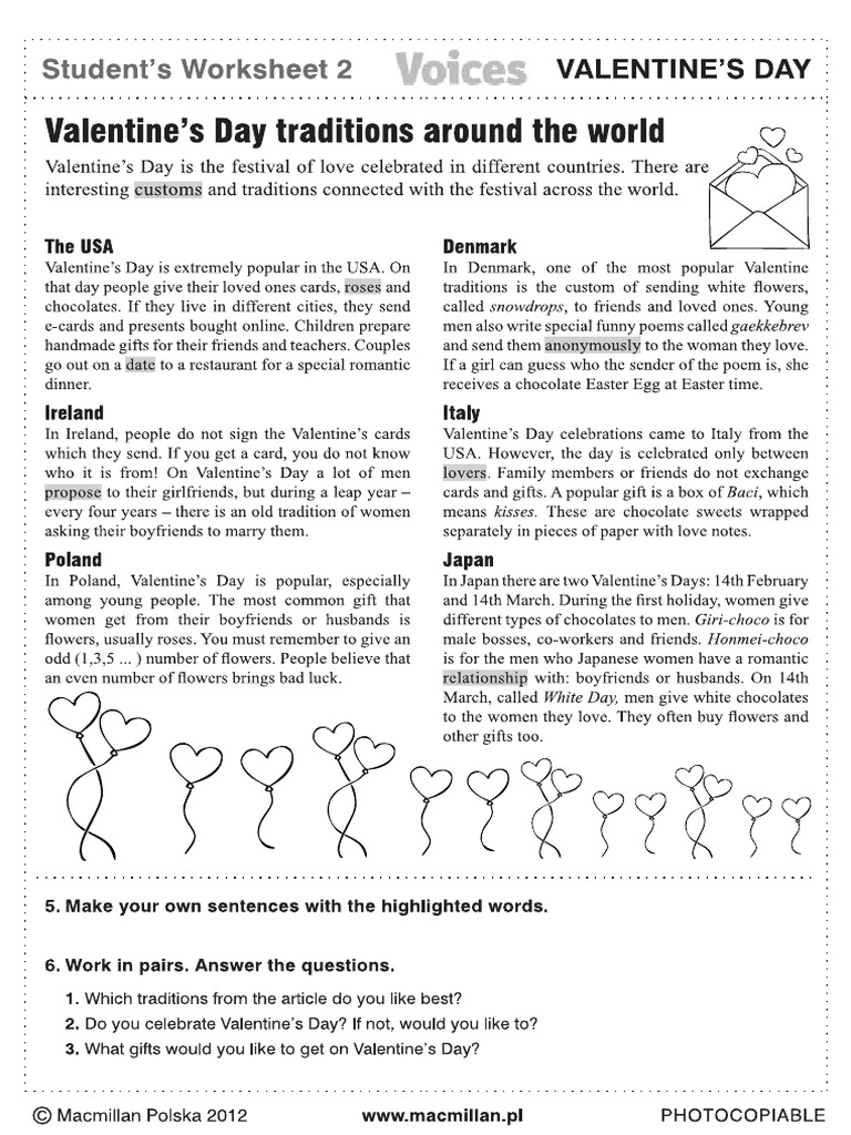 Valentines | PDF