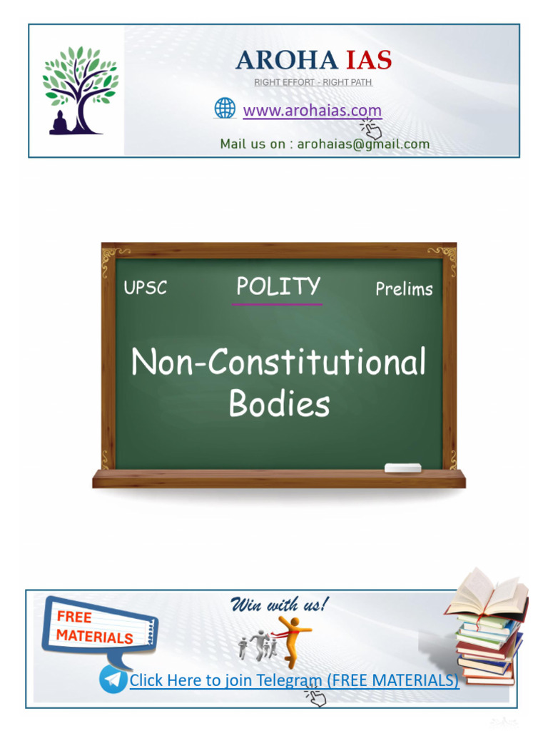 Non Constitutional Bodies | PDF | Human Rights | Government