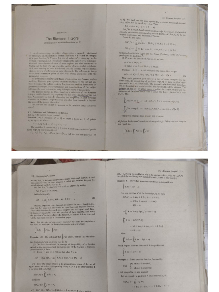 Rieman Integral | PDF