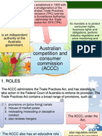 Australian Competition and Consumer Commission (ACCC) : Is An Independent Authority of The Australia Government