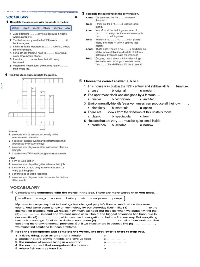 Review Vocabulary Units 7-10 | PDF | Chess | Chess Openings