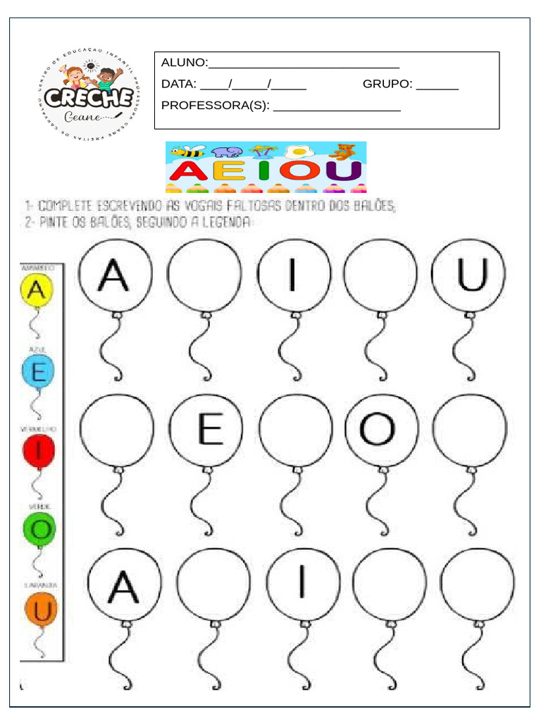 Atividade Creche 02 | PDF
