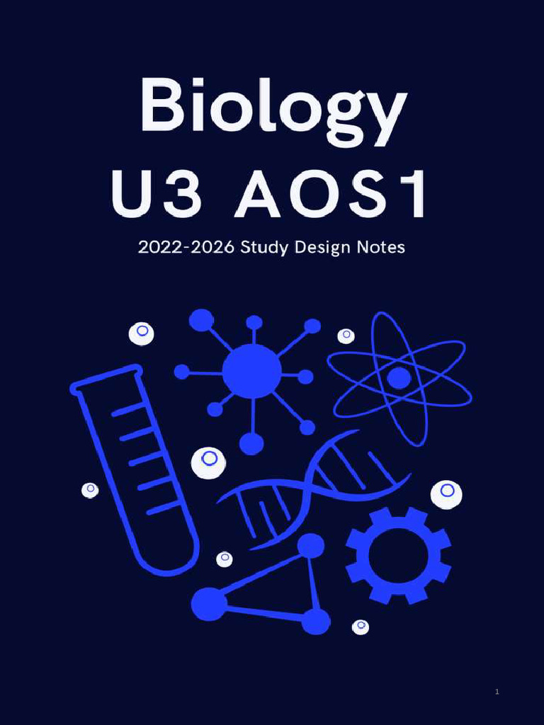 Biology U3 AOS1 Notes | PDF | Messenger Rna | Rna