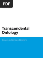 Download Gabriel Markus Transcendental Ontology Essays German Idealism by Himanshu SN99569823 doc pdf