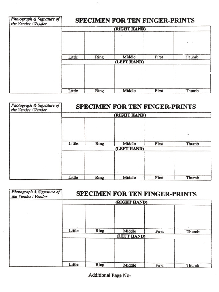 Ten Fingerprints | PDF