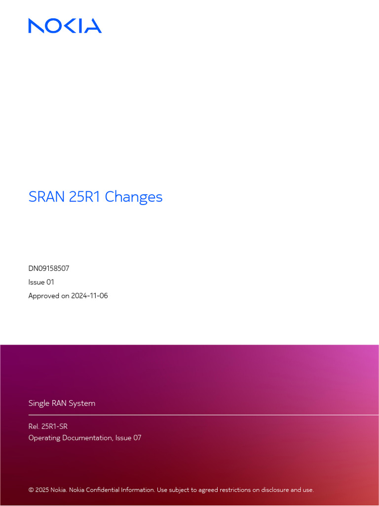 SRAN 25R1 Changes | PDF | Command Line Interface | Duplex ...