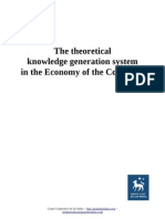 The Theoretical Knowledge Generation System in The Economy of The Commons