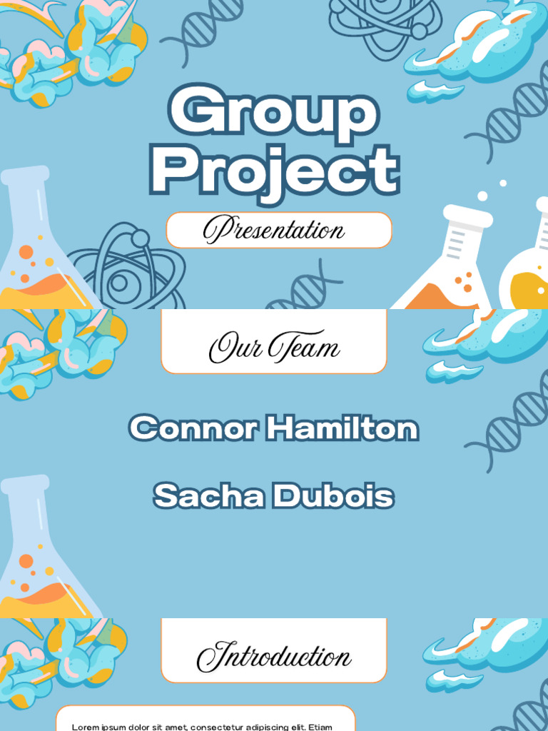 Blue Orange Cute Cartoon Science Group Project Presentation - 20250624 ...