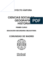Programación Anfora Ciencias Sociales Geografia e Historia 1 ESO Comunidad_de_Madrid