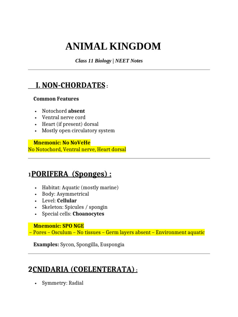Animal Kingdom | PDF | Mollusca | Fish