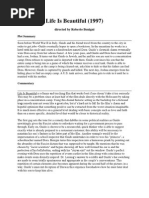 Download Life is Beautifuls Sypnosis by sepatoeroesak SN99571881 doc pdf