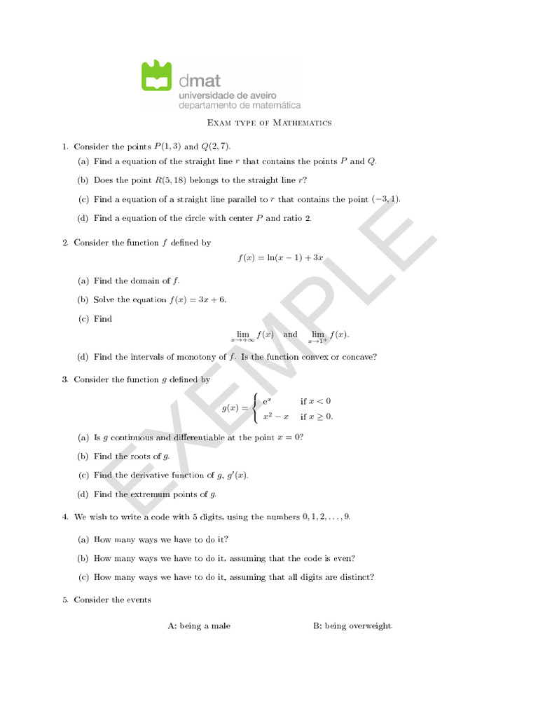 ModEXAME Math | PDF