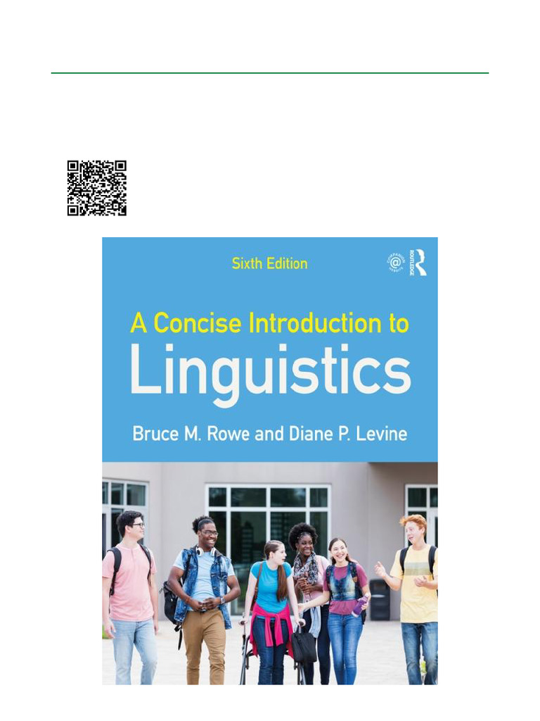 A Concise Introduction To Linguistics, 6th Edition ISBN 9781032214245 ...