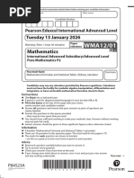 Edexcel iAL Mathematics Formula Book | PDF | Variance | Statistical Theory