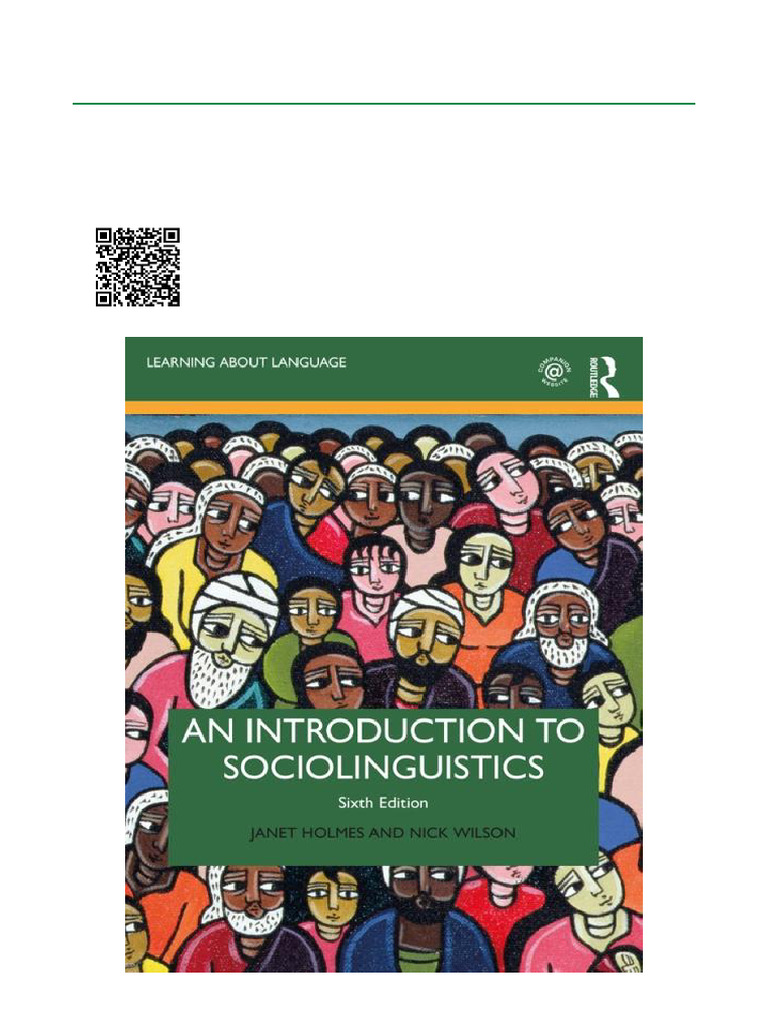 An Introduction To Sociolinguistics - 6th Edition ISBN