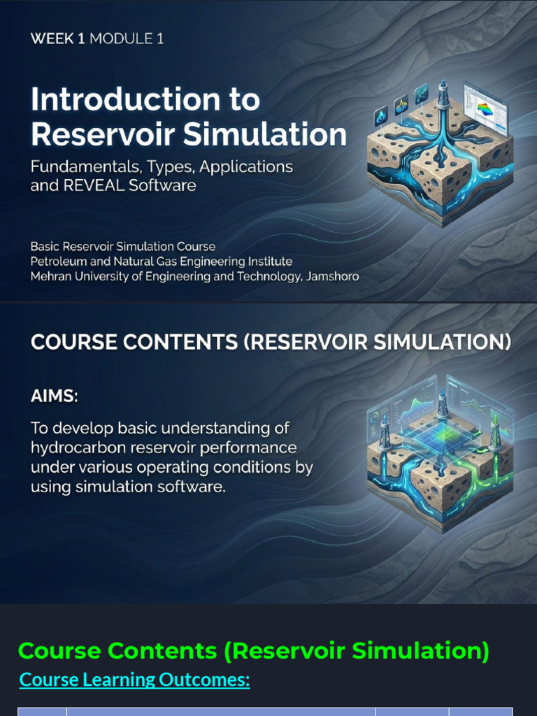 1a - Introduction Reservoir Simulation | PDF