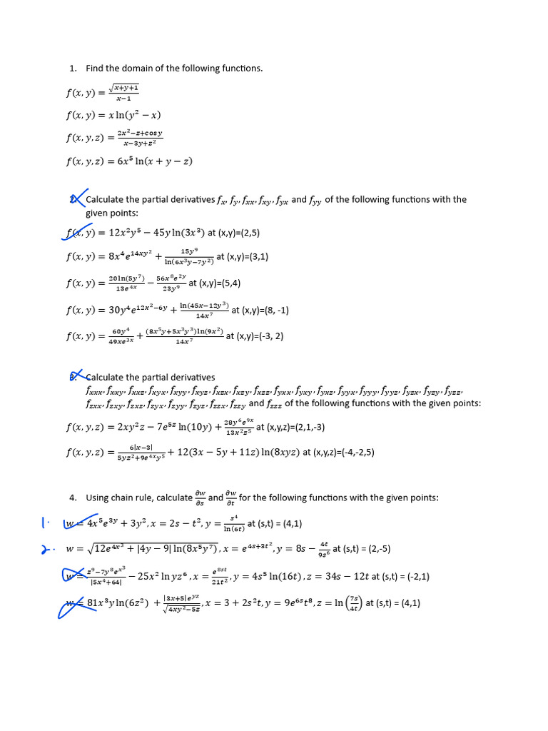 Finals Sample Calculus LL | PDF | Mathematical Analysis | Mathematics