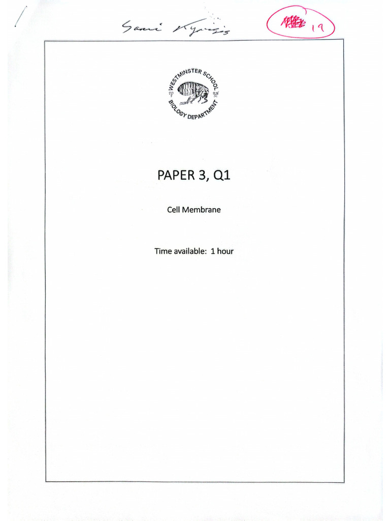 Paper 3 Q1 | PDF