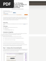 How To Create Interactive PDFs in InDesign Using Hyperlinks