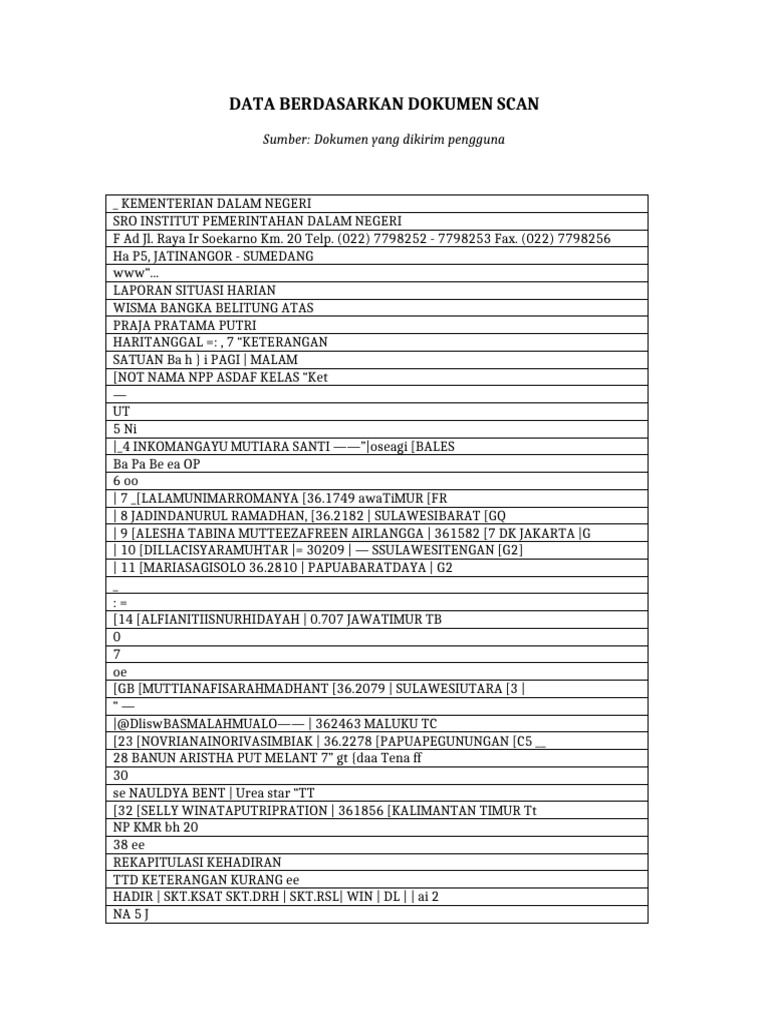 Hasil Scan Final Rapih | PDF