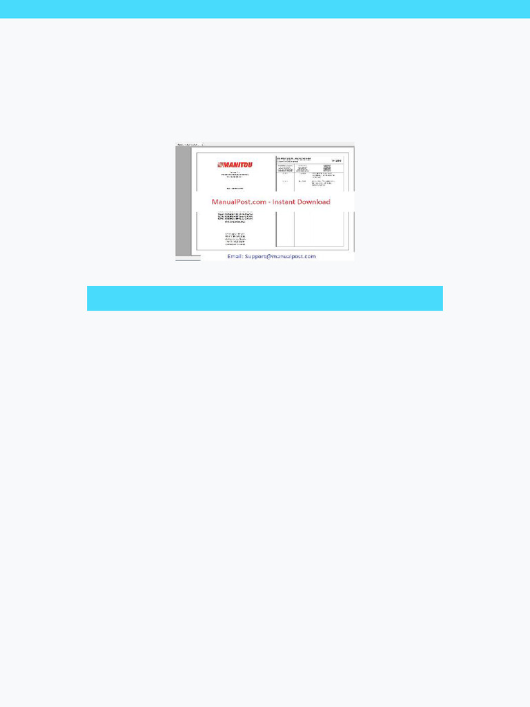Manitou Forklift Mc30 70 Parts Manual 2 | PDF