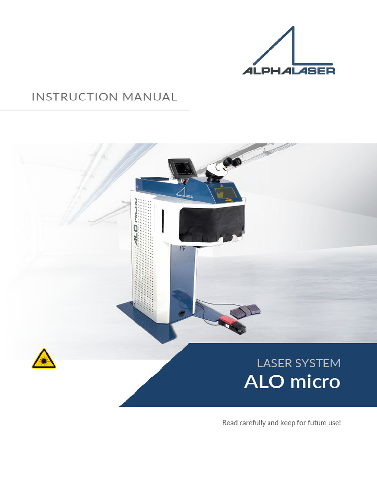 ALO120micro Man ENG V1.6 | PDF | Radiation | Laser