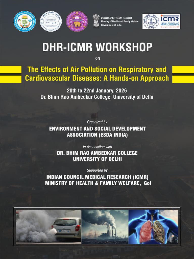 ICMR Workshop Brochure 2026 | PDF | Air Pollution