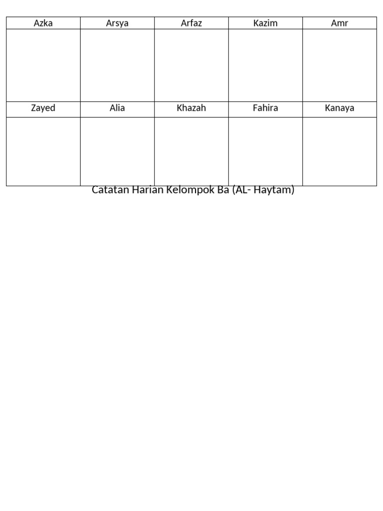 Catatan Harian | PDF