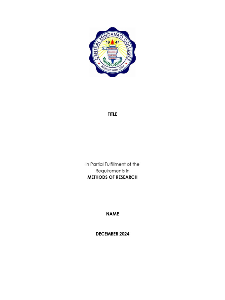 Sample Titlepage | PDF