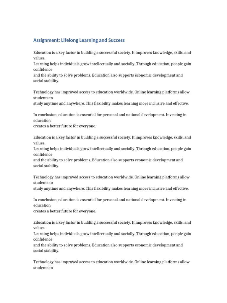 Assignment 5 Scribd | PDF | Educational Technology | Learning