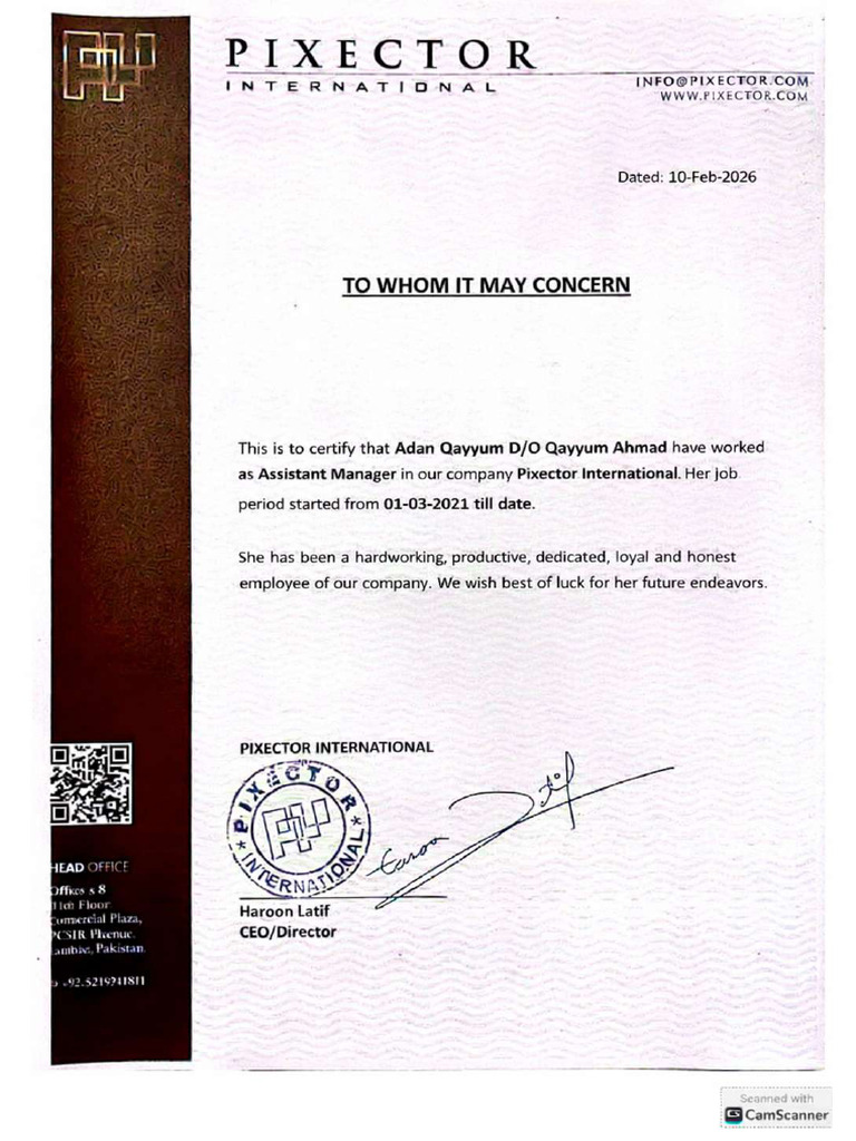 Exp Letter | PDF