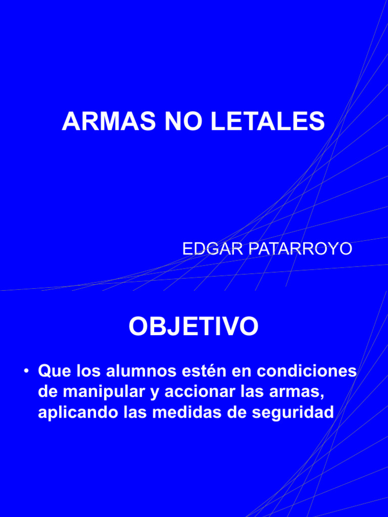 Armas No Letales | PDF
