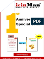 MedicinMan 1st Anniversary Special Offer