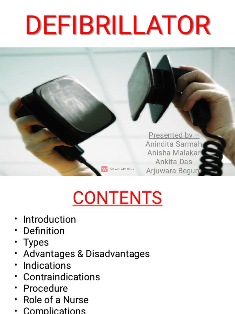 Defibrillator, ICU Nursing, Adult Health Nursing 2 | PDF | Cardiac ...