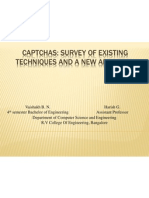 Captchas: Survey of Existing Techniques and A New Approach