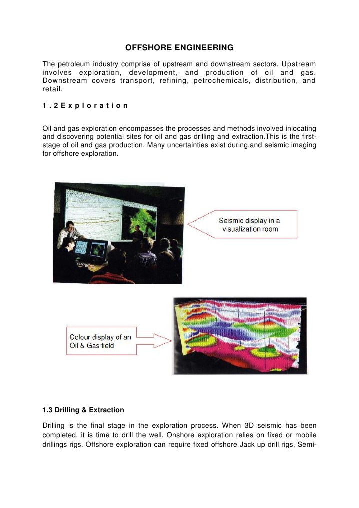 Offshore Engineering | PDF | Business | Technology & Engineering