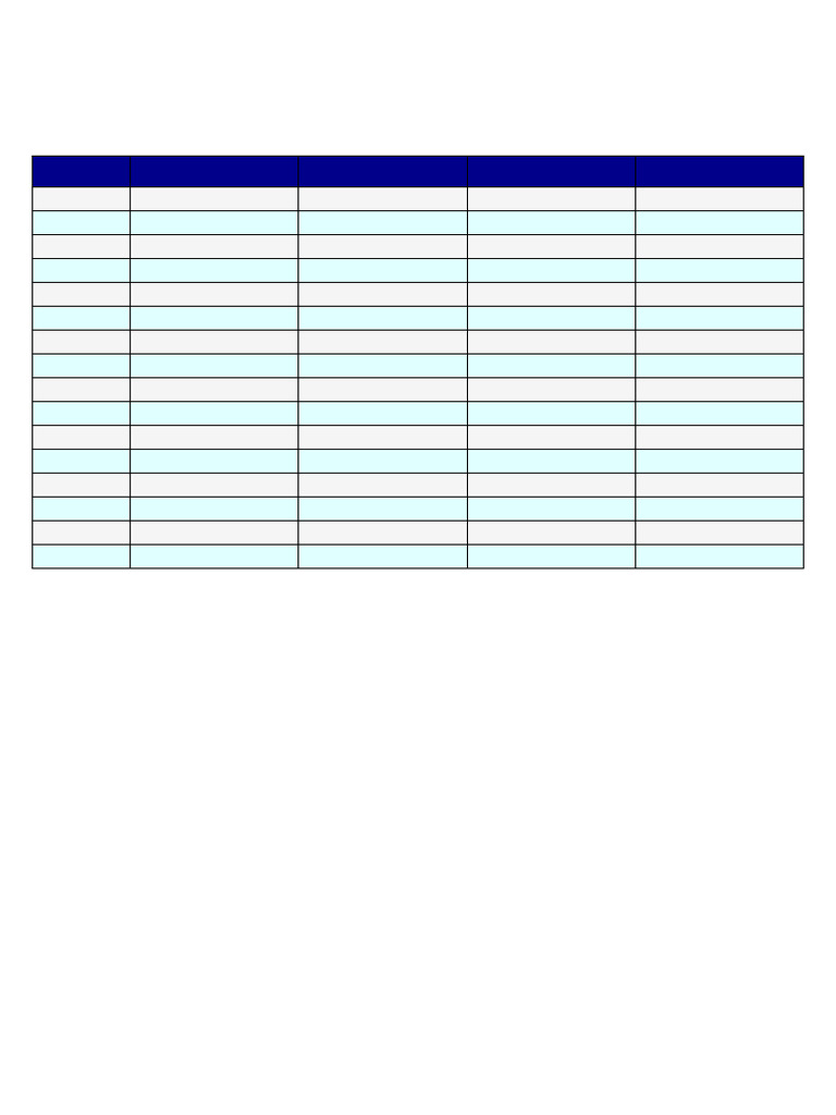 Weekly Timetable | PDF