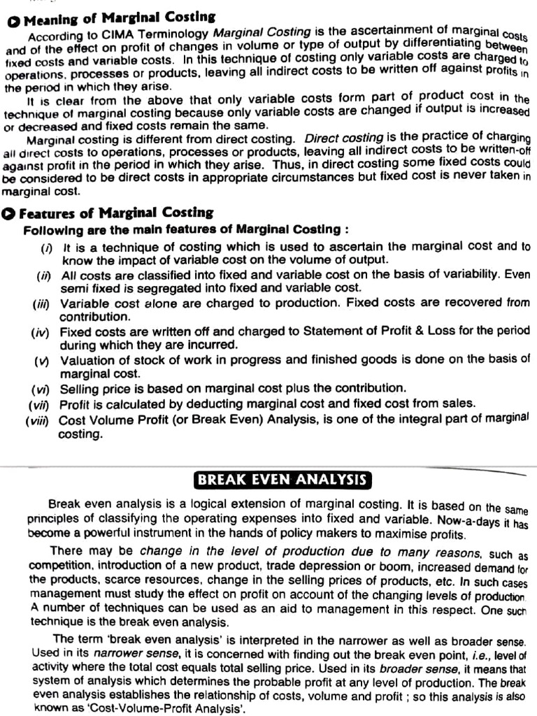 CMA Unit 3 | PDF | Pricing | Business Economics